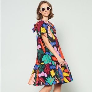 Gorman Australia Frondsense Cotton Swing Dress NWOT Size S/M